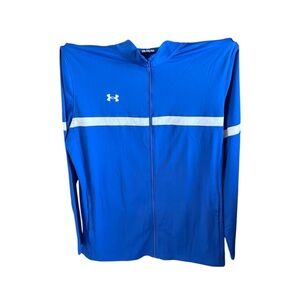 Under Armour Knit Warm Up Team full-zip up Royal Blue Size XXL